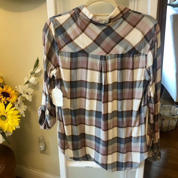 🆕Altar’d State Harrison Button Up Top.  Size Small. - Picture 2 of 4